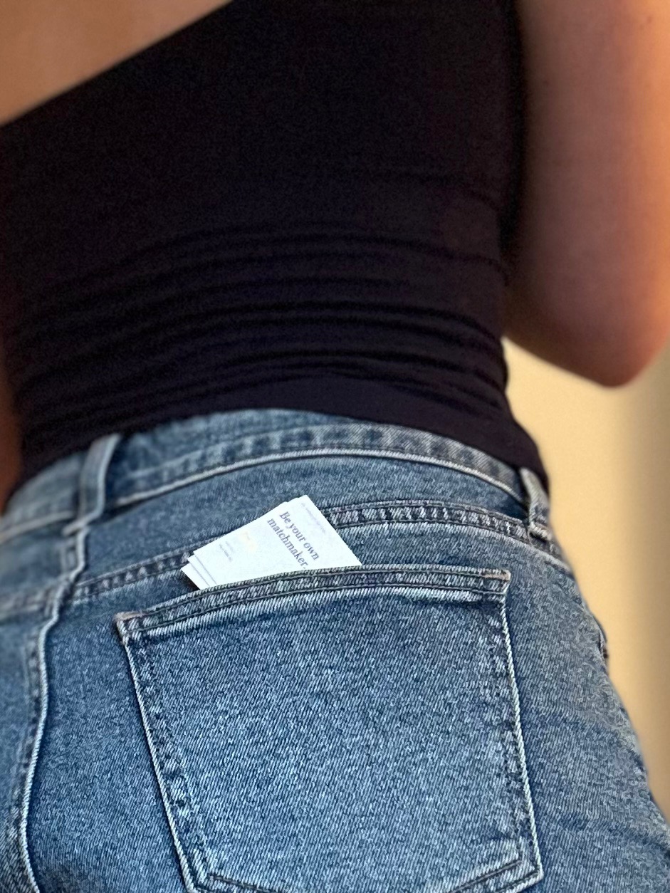 Card, back pocket, ready.